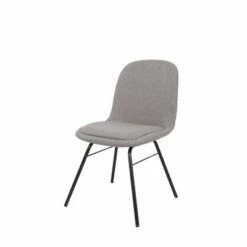 Modern Anywhere Chair with Metal Legs Charcoal Gray - WOVENBYRD -Dining Chairs And Benches Official Shop unnamed file 3601