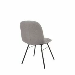 Modern Anywhere Chair with Metal Legs Charcoal Gray - WOVENBYRD -Dining Chairs And Benches Official Shop unnamed file 3604