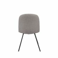 Modern Anywhere Chair with Metal Legs Charcoal Gray - WOVENBYRD -Dining Chairs And Benches Official Shop unnamed file 3606