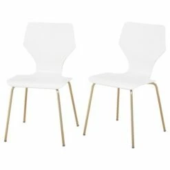 Set of 2 Enna Mid-Century Modern Bentwood Chairs - angelo:HOME White -Dining Chairs And Benches Official Shop unnamed file 3618