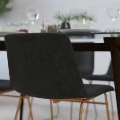 Merrick Lane 18 inch Faux Leather Bucket Seat Dining Chairs, Set of 2 -Dining Chairs And Benches Official Shop unnamed file 3648