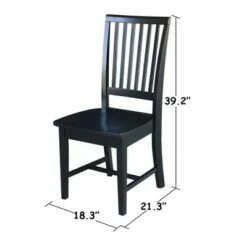 Set of 2 Mission Side Chair - International Concepts Unfinished 18 Set of 2 Mission Side Chair - International Concepts Unfinished -Dining Chairs And Benches Official Shop unnamed file 3693