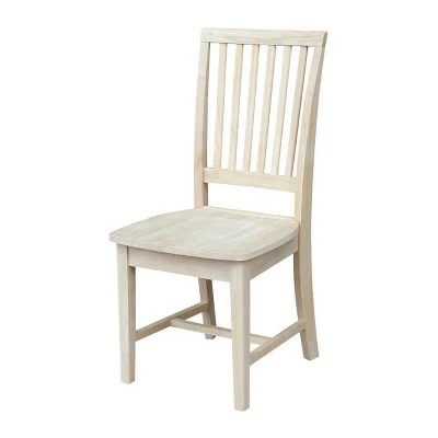 Set of 2 Mission Side Chair - International Concepts Unfinished 12 Set of 2 Mission Side Chair - International Concepts Unfinished - Image 10