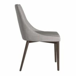 Set of 2 Cameron Mid-Century Barrel Back Linen Dining Chairs Brown - Inspire Q -Dining Chairs And Benches Official Shop unnamed file 3703