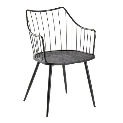 Winston Dining Chair - LumiSource Black 11 Winston Dining Chair - LumiSource Black - Image 9