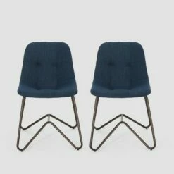 Set of 2 Norwood Contemporary Dining Chair - Christopher Knight Home Navy Blue -Dining Chairs And Benches Official Shop unnamed file 3754