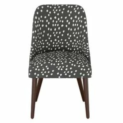 Geller Modern Dining Chair in Patterns - Project 62 Gray/white