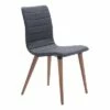 Set of 2 Mid-Century Modern Upholstered and Wood Dining Chair Gray - ZM Home -Dining Chairs And Benches Official Shop unnamed file 3856