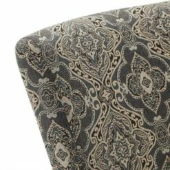 Set of 2 Reeves Print Parsons Dining Side Chairs Damask - Inspire Q Flower Print Gray -Dining Chairs And Benches Official Shop unnamed file 3901