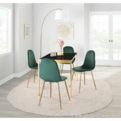 Set of 2 Pebble Contemporary Dining Chairs Gold/Green - LumiSource 19 Set of 2 Pebble Contemporary Dining Chairs Gold/Green - LumiSource -Dining Chairs And Benches Official Shop unnamed file 3936