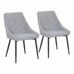 Set of 2 Diana Contemporary Dining Chairs Metal and Corduroy - LumiSource Black/gray 23 Set of 2 Diana Contemporary Dining Chairs Metal and Corduroy - LumiSource Black/gray -Dining Chairs And Benches Official Shop unnamed file 3982