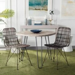 Minerva Wicker Dining Chair (Set of 2) - Safavieh