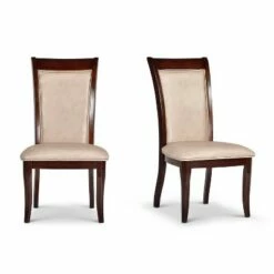 Steve Silver Co. Set of 2 Margot Side Chairs Merlot Chair - Steve Silver