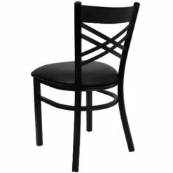 Flash Furniture Black ''X'' Back Metal Restaurant Chair 22 Flash Furniture Black ''X'' Back Metal Restaurant Chair -Dining Chairs And Benches Official Shop unnamed file 4023
