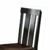 Set fo 2 Rubber Wood Dining Chair with Slatted Back Brown/Black - Benzara -Dining Chairs And Benches Official Shop unnamed file 4093