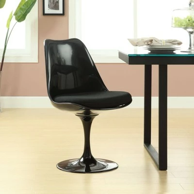 Lippa Dining Side Chair Black - Modway 4 Lippa Dining Side Chair Black - Modway - Image 2
