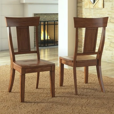 South Hill Panelled Back Dining Chair 2 in Set - Inspire Q® Oak 3 South Hill Panelled Back Dining Chair 2 in Set - Inspire Q® Oak