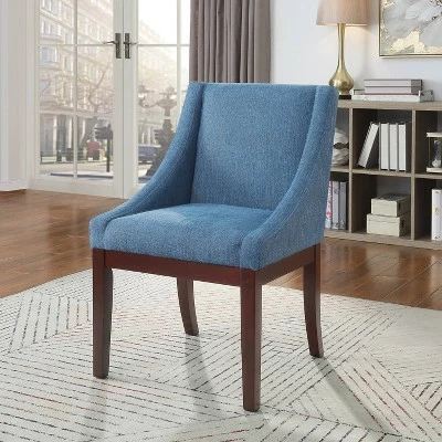 Monarch Dining Chair - OSP Home Furnishings Navy 6 Monarch Dining Chair - OSP Home Furnishings Navy - Image 4