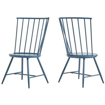 Set of 2 Irelyn High Back Windsor Classic Dining Chairs - Inspire Q Silver 7 Set of 2 Irelyn High Back Windsor Classic Dining Chairs - Inspire Q Silver - Image 5