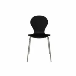 Set of 4 Saladin Mid-Century Modern Armless Dining Chairs - Handy Living White