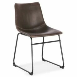 Edgemod Set of 2 Lakewood Dining Chair - Poly & Bark Gray