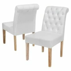 2ct Dinah Roll Top Fabric Dining Chair Set - Christopher Knight Home White -Dining Chairs And Benches Official Shop unnamed file 4315