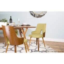 Set of 2 Stella Mid - Century Modern Padded Chair Green - Lumisource 15 Set of 2 Stella Mid - Century Modern Padded Chair Green - Lumisource -Dining Chairs And Benches Official Shop unnamed file 4323