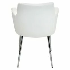 Set of 2 Andrew Contemporary Dining Chair Metal/Off-White - LumiSource -Dining Chairs And Benches Official Shop unnamed file 443