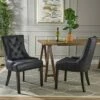 Set of 2 Hayden Traditional Microfiber Dining Chair - Christopher Knight Home Slate -Dining Chairs And Benches Official Shop unnamed file 4439