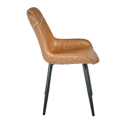 2pc Edler Dining Chairs - Linon Blue 6 2pc Edler Dining Chairs - Linon Blue - Image 4