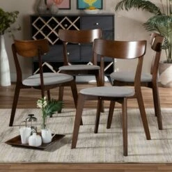Set of 4 Iora Upholstered Wood Dining Chairs - Baxton Studio Light Gray/walnut 10 Set of 4 Iora Upholstered Wood Dining Chairs - Baxton Studio Light Gray/walnut -Dining Chairs And Benches Official Shop unnamed file 4532