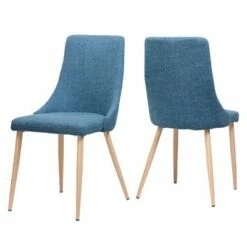 Set of 2 Sabina Mid Century Dining Chairs - Christopher Knight Home Blue -Dining Chairs And Benches Official Shop unnamed file 4594
