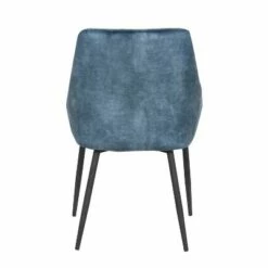 Set of 2 Diana Contemporary Dining Chairs Metal and Velvet - LumiSource Black/blue -Dining Chairs And Benches Official Shop unnamed file 4610