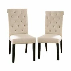 2pc Hepburn Scroll Back Side Chairs - HOMES: Inside + Out Antique Black/ivory 22 2pc Hepburn Scroll Back Side Chairs - HOMES: Inside + Out Antique Black/ivory -Dining Chairs And Benches Official Shop unnamed file 4646