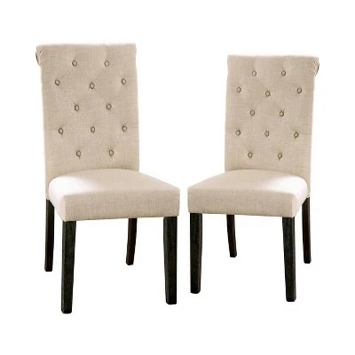 2pc Hepburn Scroll Back Side Chairs - HOMES: Inside + Out Antique Black/ivory 12 2pc Hepburn Scroll Back Side Chairs - HOMES: Inside + Out Antique Black/ivory - Image 10
