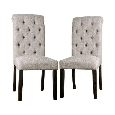 2pc Hepburn Scroll Back Side Chairs - HOMES: Inside + Out Antique Black/ivory 13 2pc Hepburn Scroll Back Side Chairs - HOMES: Inside + Out Antique Black/ivory - Image 11