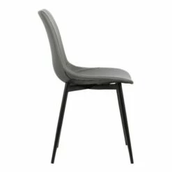 Monte Contemporary Dining Chair Faux Leather with Black Powder Coated Metal Legs - Armen Living -Dining Chairs And Benches Official Shop unnamed file 4661