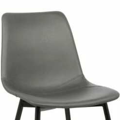 Monte Contemporary Dining Chair Faux Leather with Black Powder Coated Metal Legs - Armen Living -Dining Chairs And Benches Official Shop unnamed file 4663