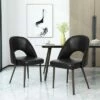 2pk Abbeville Contemporary Open Back Dining Chairs - Christopher Knight Home Dark Brown/gun Metal -Dining Chairs And Benches Official Shop unnamed file 4691