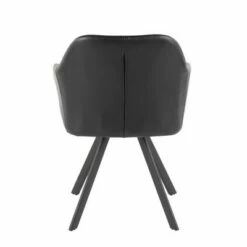 Set of 2 Clubhouse Contemporary Dining Chairs - LumiSource Metal/faux Leather Black/charcoal -Dining Chairs And Benches Official Shop unnamed file 480