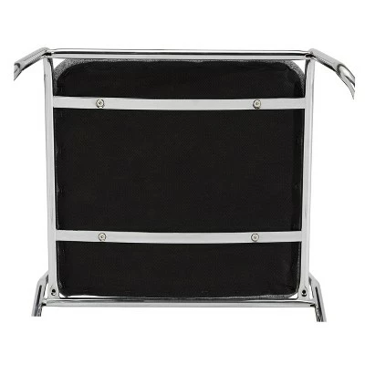 National Public Seating 2pk 8Fabric Padded Signature Stack Chair - Hampton Collection Black 8 National Public Seating 2pk 8Fabric Padded Signature Stack Chair - Hampton Collection Black - Image 6