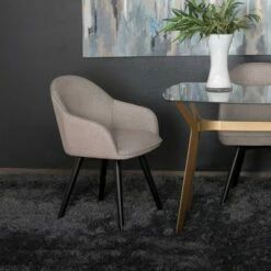 Dome Swivel Armchair - Studio Designs Home Heather Gray