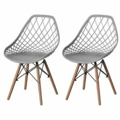 Fabulaxe Mid-Century Modern Style Plastic DSW Shell Dining Chair with Lattice Back and Wooden Dowel Eiffel Legs -Dining Chairs And Benches Official Shop unnamed file 4862