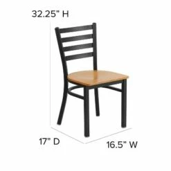 Flash Furniture Black Ladder Back Metal Restaurant Chair 19 Flash Furniture Black Ladder Back Metal Restaurant Chair -Dining Chairs And Benches Official Shop unnamed file 4883