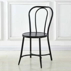 Dining Chairs And Benches Official Shop 29 Steve Silver Co. 18" Set of 2 Claire Side Chairs Black - Steve Silver