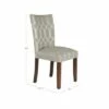 Set of 2 Parson Dining Chair - HomePop Wood/navy Lattice