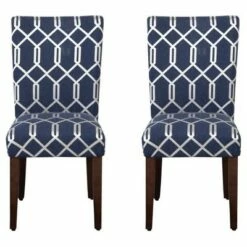 Set of 2 Parson Dining Chair - HomePop Wood/navy Lattice 29 Set of 2 Parson Dining Chair - HomePop Wood/navy Lattice -Dining Chairs And Benches Official Shop unnamed file 4919