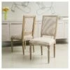 Set of 2 Madison Weathered Oak Dining Chairs Dark Coffee - Christopher Knight Home