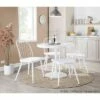 Set of 2 Riley Industrial Dining Chairs - LumiSource Metal/wood White/white -Dining Chairs And Benches Official Shop unnamed file 5000