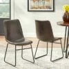 Set of 2 Shane Dining Chairs Brown - Buylateral